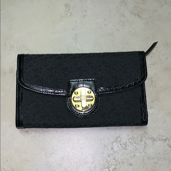 DKNY Donna Karen newyork black wallet - Picture 2 of 5